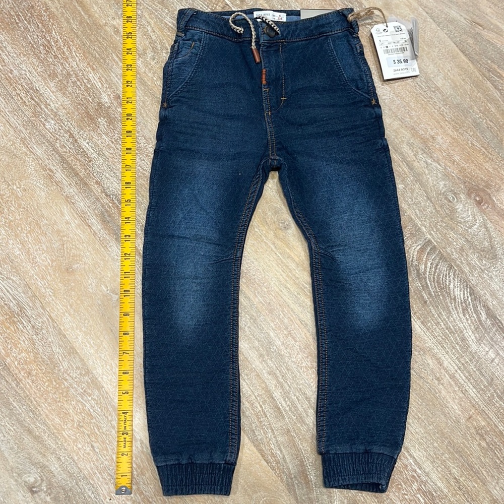 Denim joggers